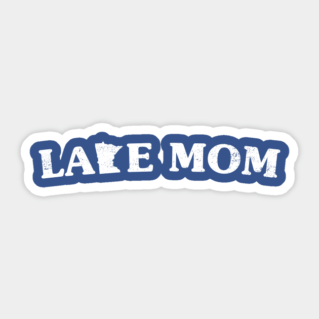 Minnesota Lake Mom Sticker by mjheubach